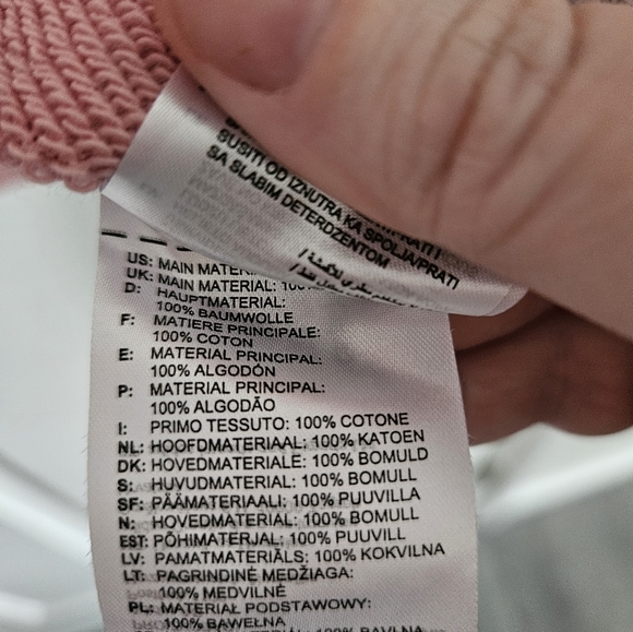 Adidas Light Pink Sweatshirt/Sweater - Picture 5 of 8